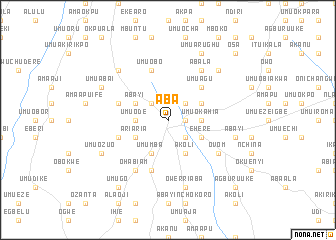 map of Aba