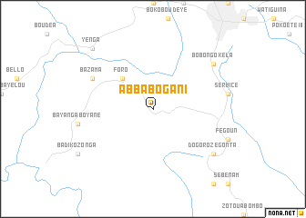 map of Abba-Bogani