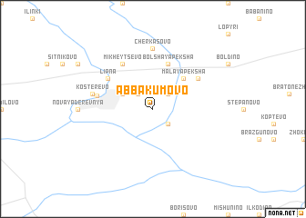 map of Abbakumovo