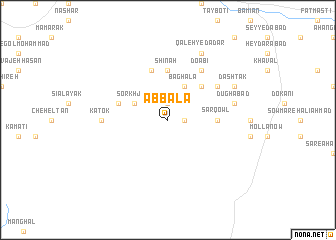 map of Āb Bālā