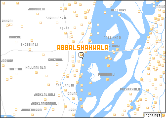 map of Abbal Shāhwāla