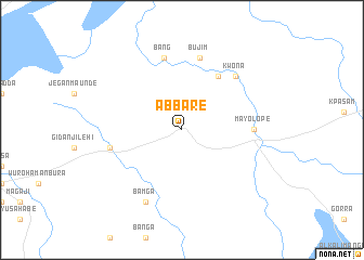 map of Abbare