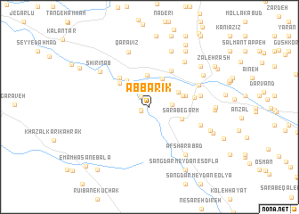 map of Āb Bārīk