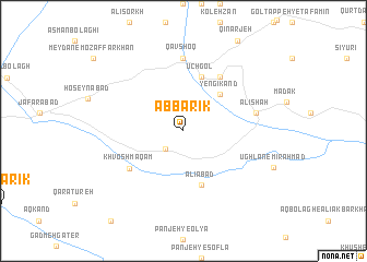 map of Āb Bārīk