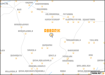 map of Āb Bārīk