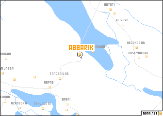 map of Āb Bārīk