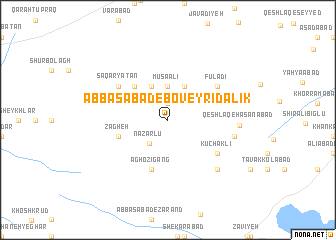 map of ‘Abbāsābād-e Boveyrī Dalīk