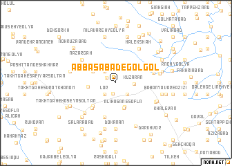 map of ‘Abbāsābād-e Gol Gol