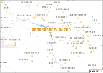 map of ‘Abbāsābād-e Jājrūd