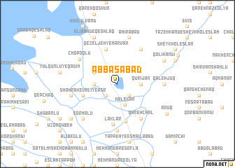 map of ‘Abbāsābād