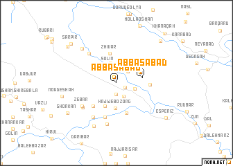 map of ‘Abbāsābād