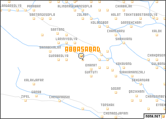 map of ‘Abbāsābād