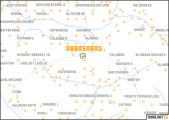 map of ‘Abbāsābād