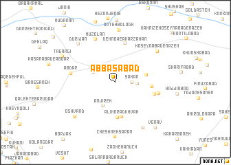 map of ‘Abbāsābād