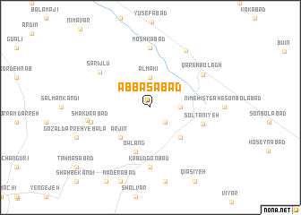 map of ‘Abbāsābād