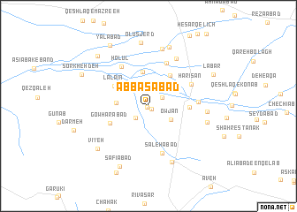 map of ‘Abbāsābād