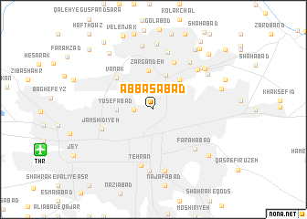 map of ‘Abbāsābād