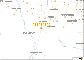 map of ‘Abbāsābād