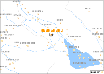 map of ‘Abbāsābād