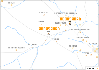 map of ‘Abbāsābād