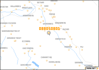 map of ‘Abbāsābād