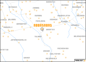 map of ‘Abbāsābād