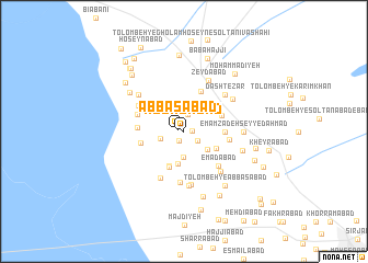 map of ‘Abbāsābād