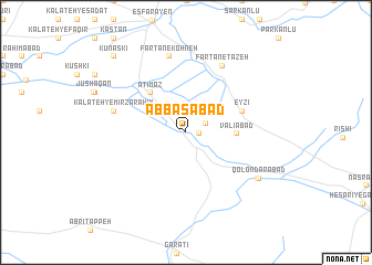 map of ‘Abbāsābād