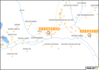 map of ‘Abbāsābād