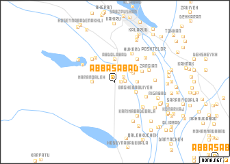 map of ‘Abbāsābād