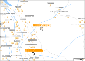 map of ‘Abbāsābād