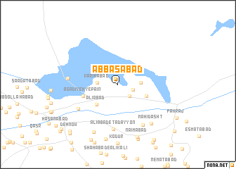 map of ‘Abbāsābād