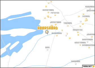 map of ‘Abbāsābād