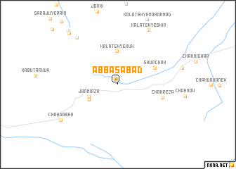 map of ‘Abbāsābād