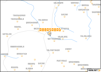 map of ‘Abbāsābād