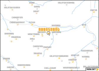 map of ‘Abbāsābād