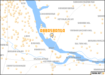 map of Abbās Bānda