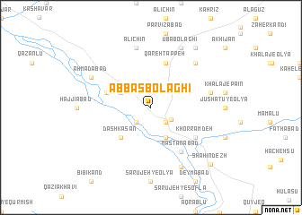 map of ‘Abbās Bolāghī