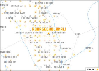 map of ‘Abbās-e Gholām ‘Alī