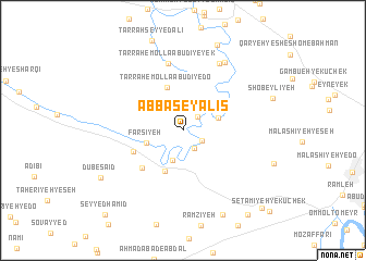 map of ‘Abbās-e Yālīs