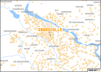 map of Abbās Kalle