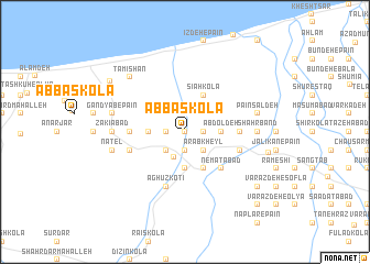 map of ‘Abbās Kolā