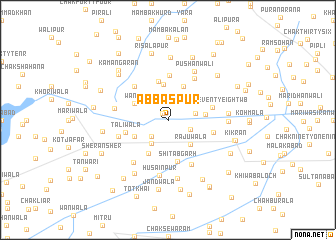 map of Abbāspur