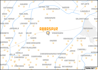 map of Abbāspur