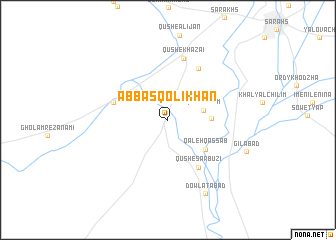 map of ‘Abbās Qolīkhān