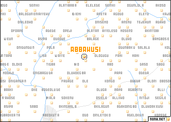 map of Abbawusi