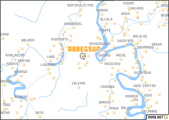 map of Abbeg Sur