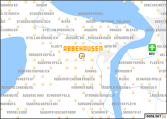 map of Abbehausen