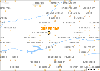 map of Abberode