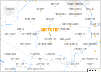 map of Abberton